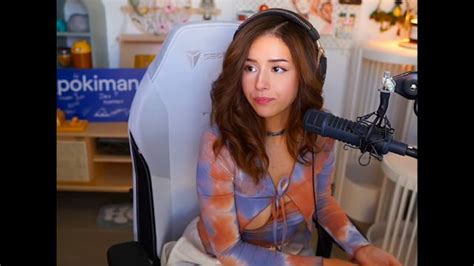 pokimane nip|Pokimane has minor wardrobe malfunction on stream